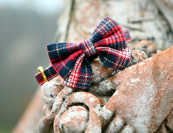 Red Tartan Bow tie