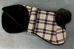 Black white Tartan ALL BREEDS