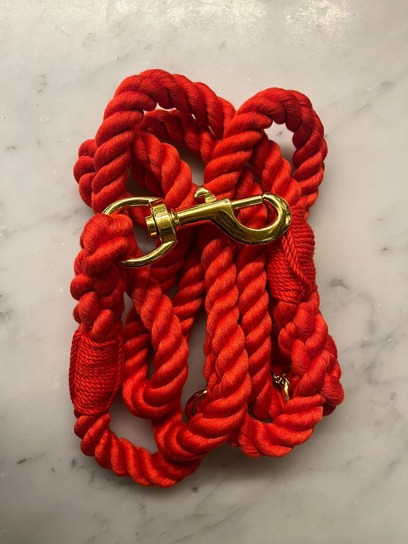 Rope leash for dogs